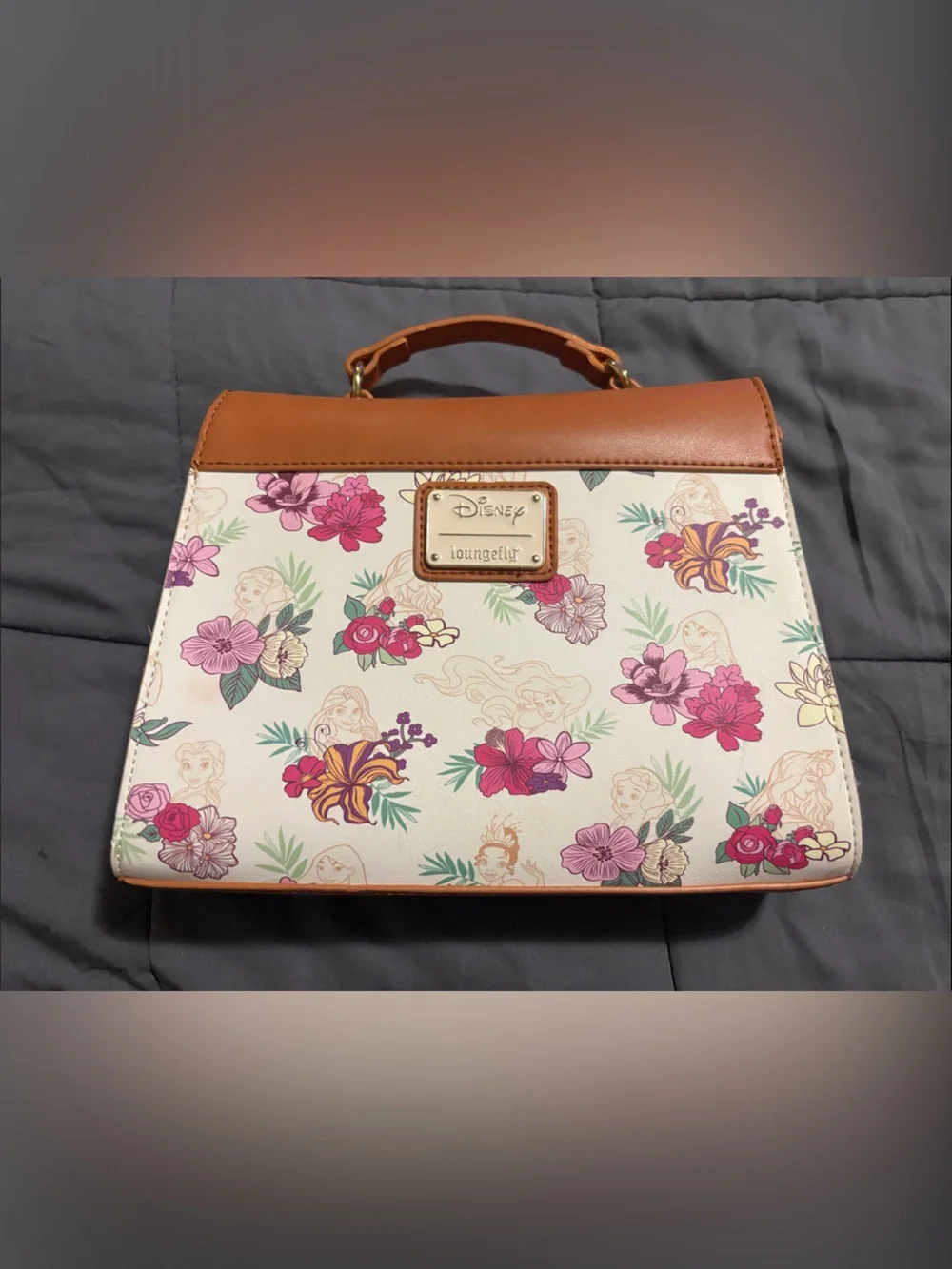 Loungefly satchel floral